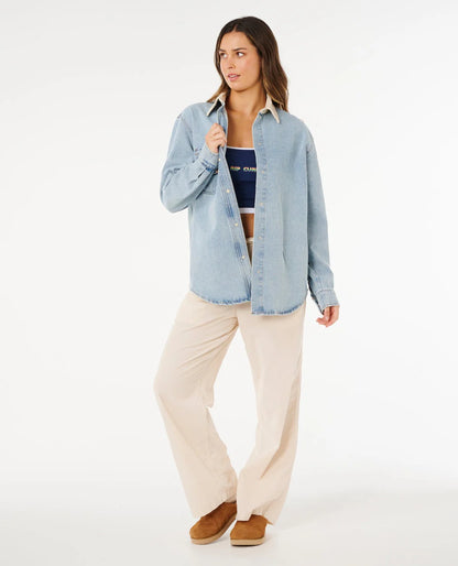 Rip Curl Surf Side Relaxed Denim Shirt