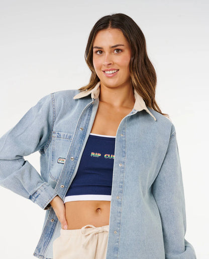 Rip Curl Surf Side Relaxed Denim Shirt