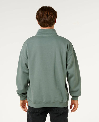 Rip Curl Pill Icon 1/4 Zip Crew