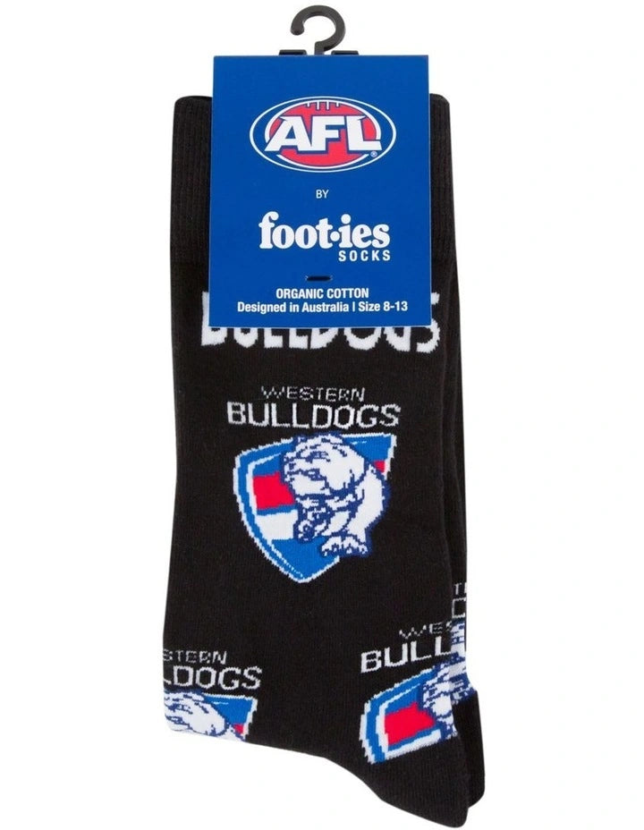 Foot-ies Western Bulldogs Mascot Organic Cotton Socks