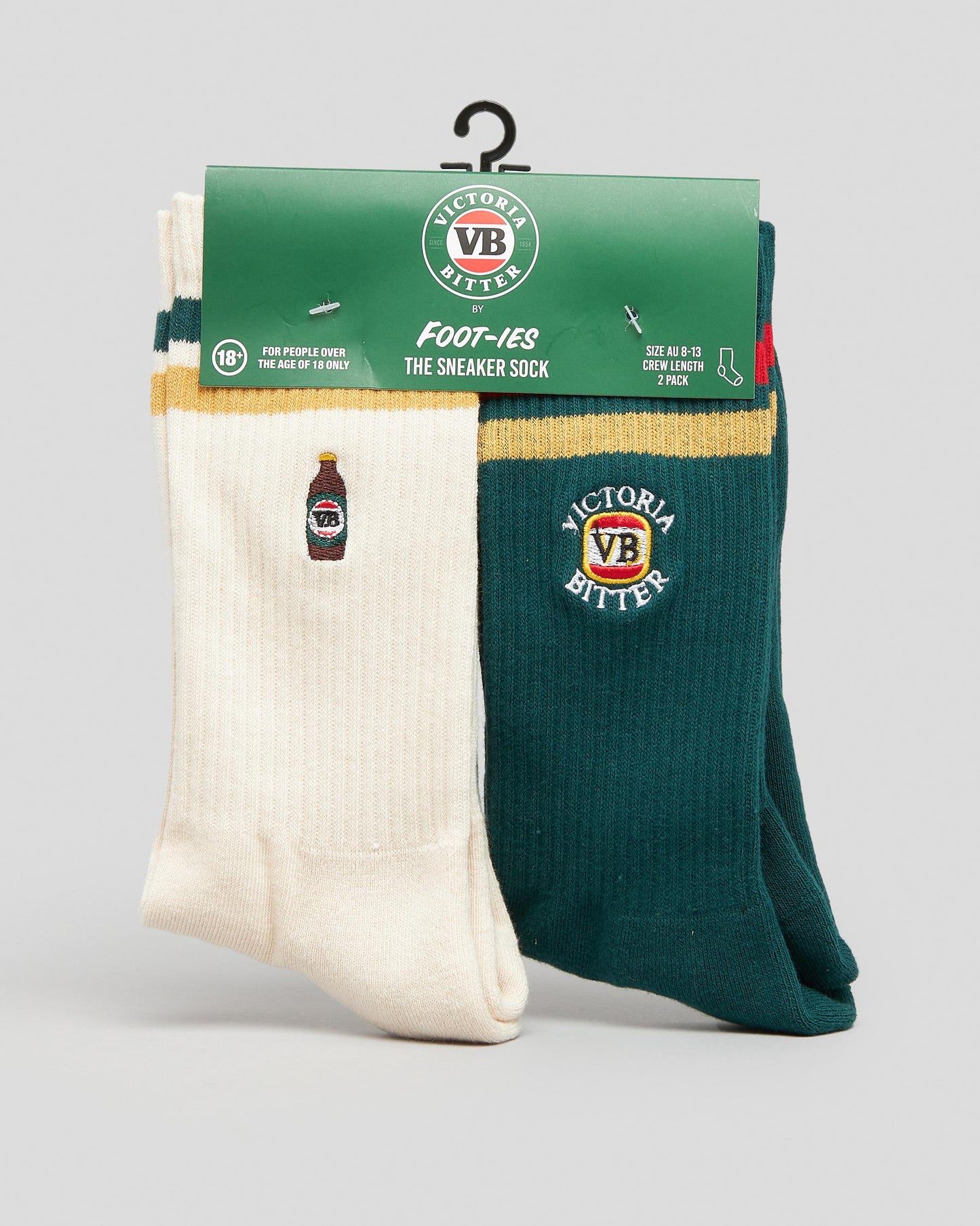 Foot-ies VB Retro Sneaker 2pk Socks