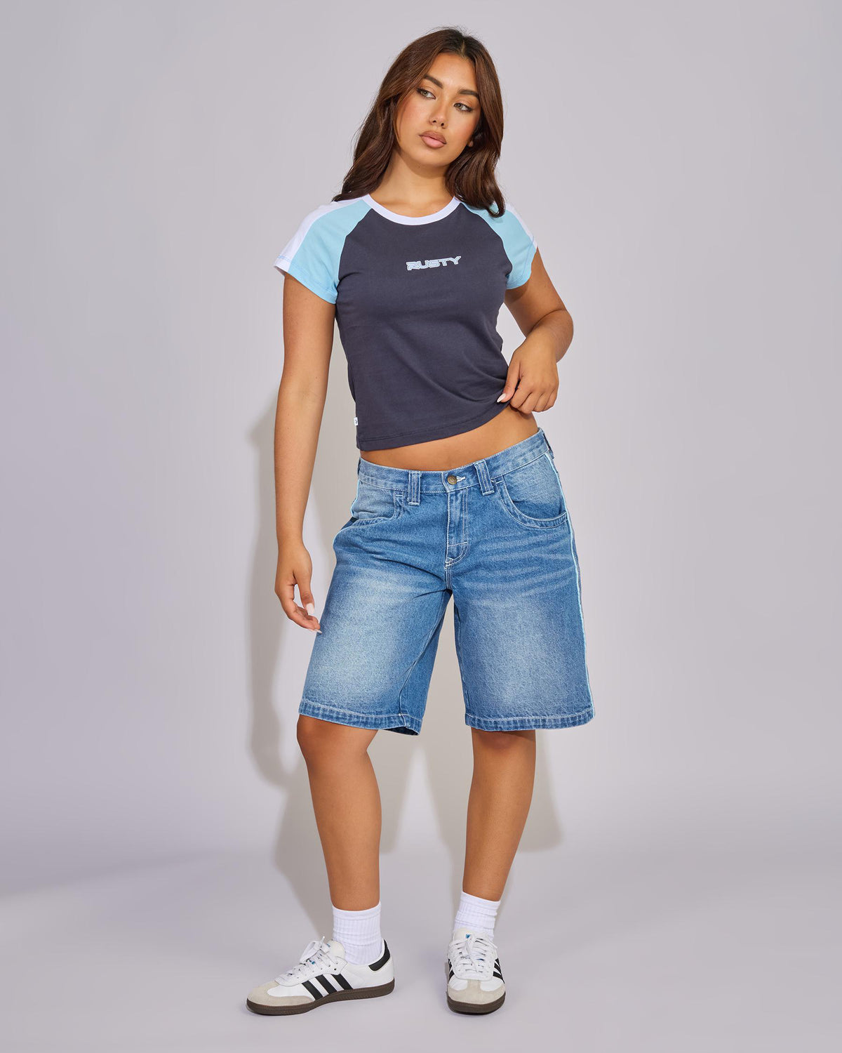 Rusty Bradley Mini Cap Sleeve Tee