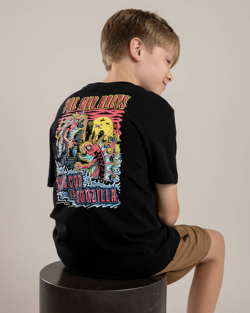 Mad Hueys King Cod Codzilla Youth SS Tee