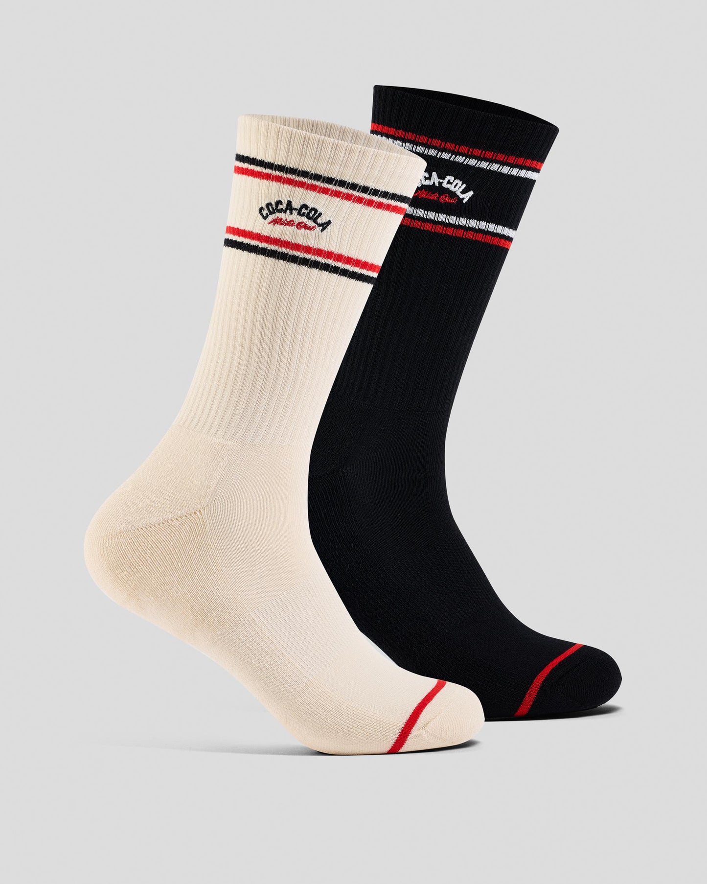 Foot-ies Coke Sports Sneaker Sock 2pk