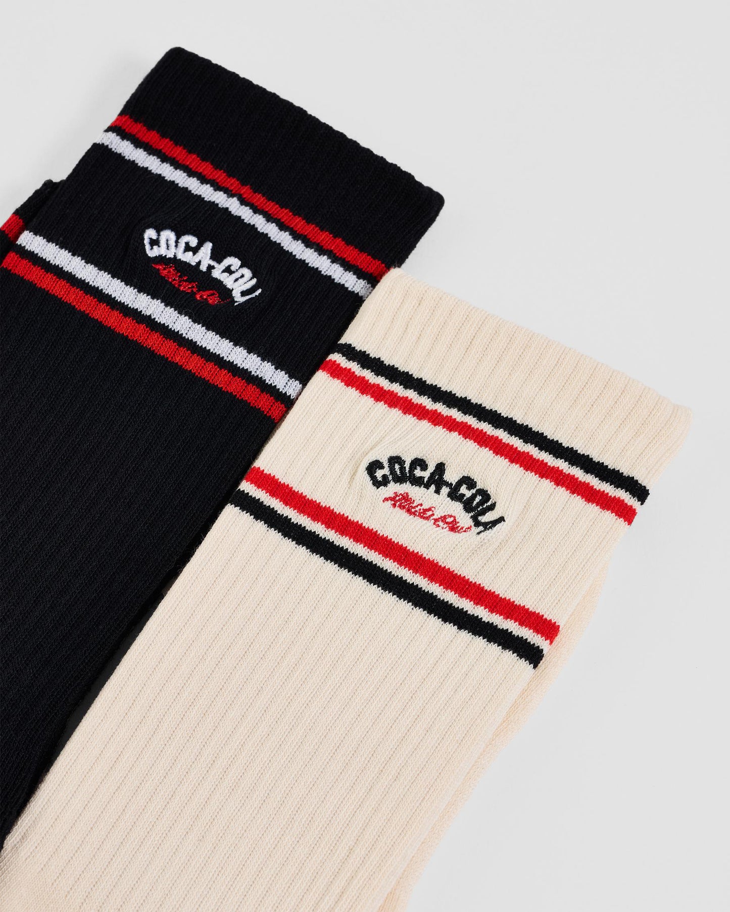 Foot-ies Coke Sports Sneaker Sock 2pk