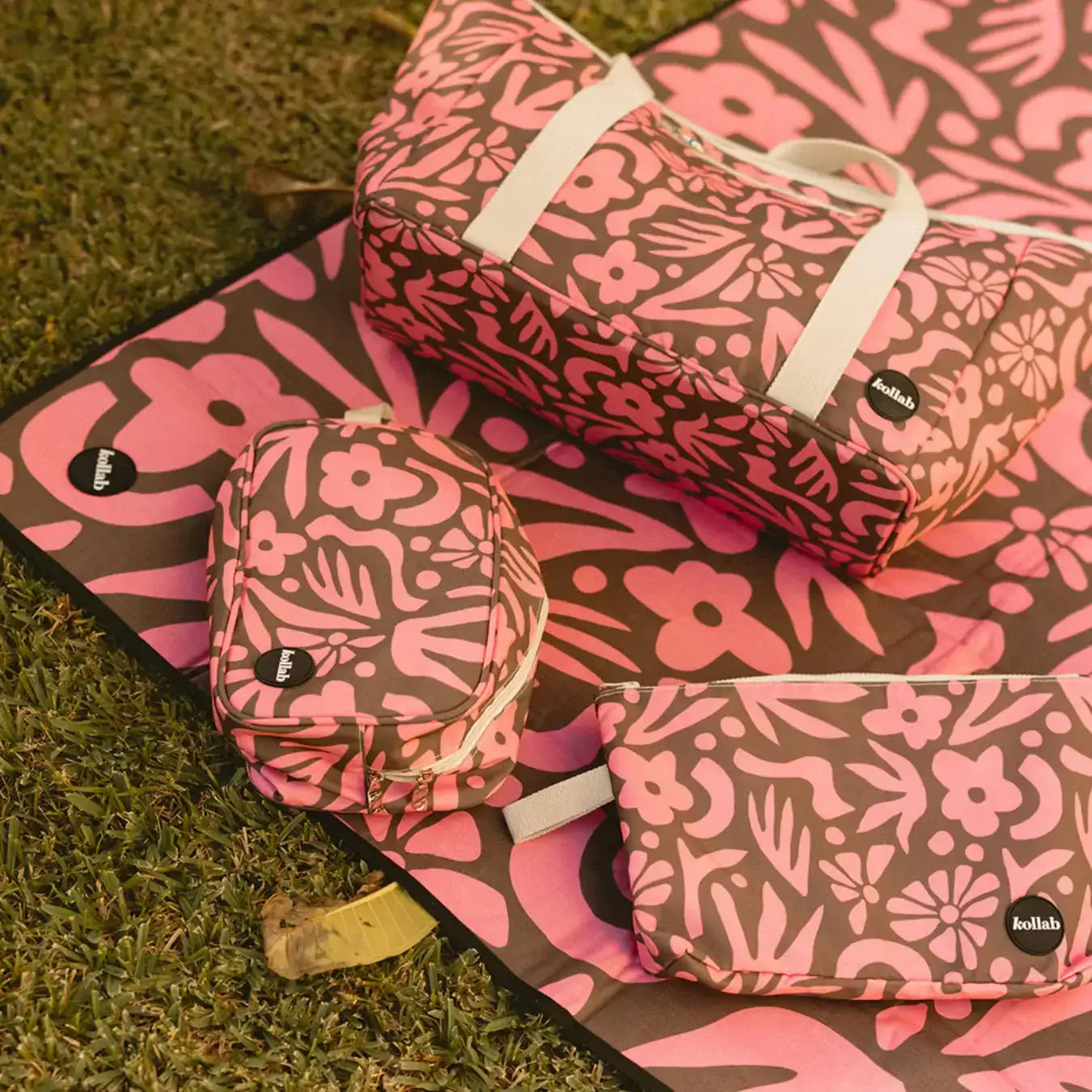Kollab Travel Bag Peach Bloom