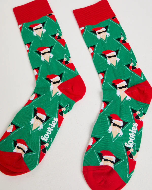 Foot-ies Christmas Shoey Santa Socks