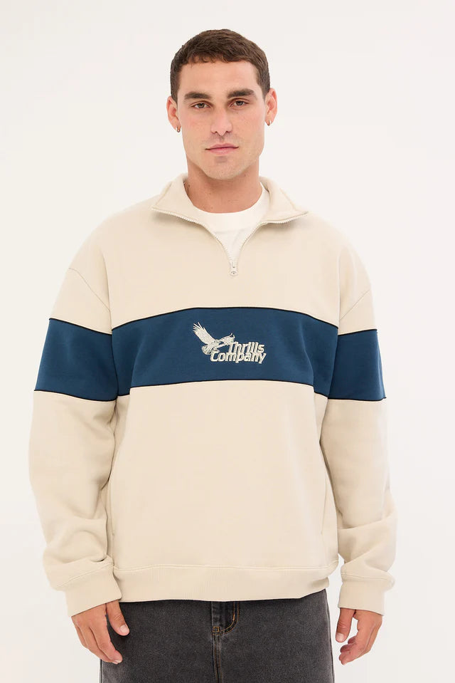 Thrills Between Chaos And Calm Zip Fleece