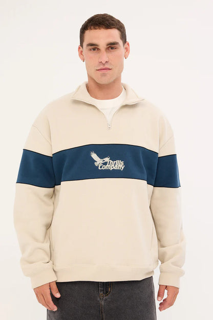 Thrills Between Chaos And Calm Zip Fleece