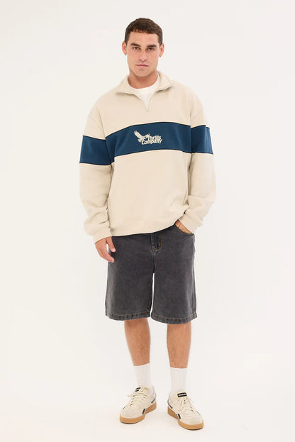 Thrills Between Chaos And Calm Zip Fleece