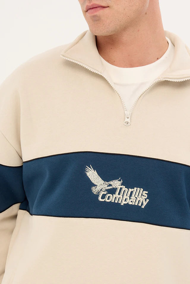 Thrills Between Chaos And Calm Zip Fleece