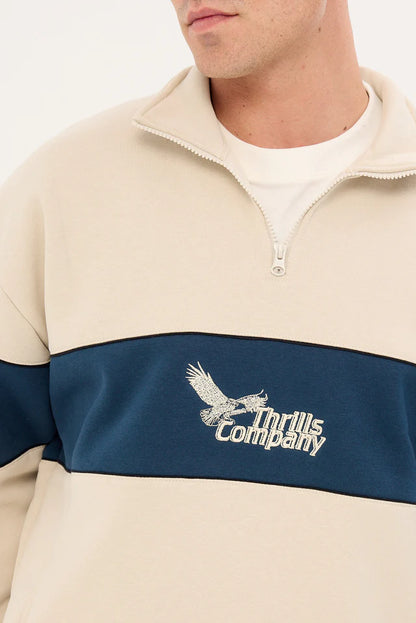Thrills Between Chaos And Calm Zip Fleece