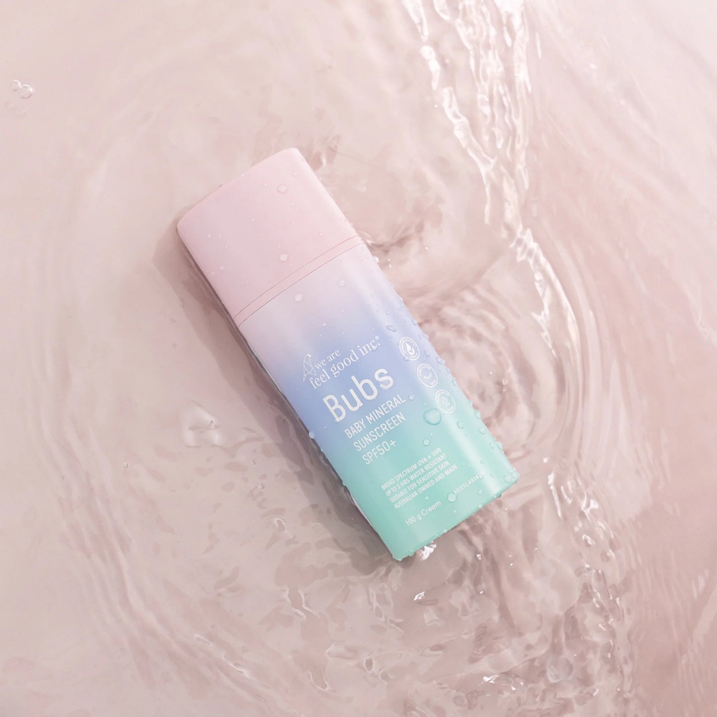 We Are Feel Good Inc Bubs Baby Mineral Sunscreen SPF50