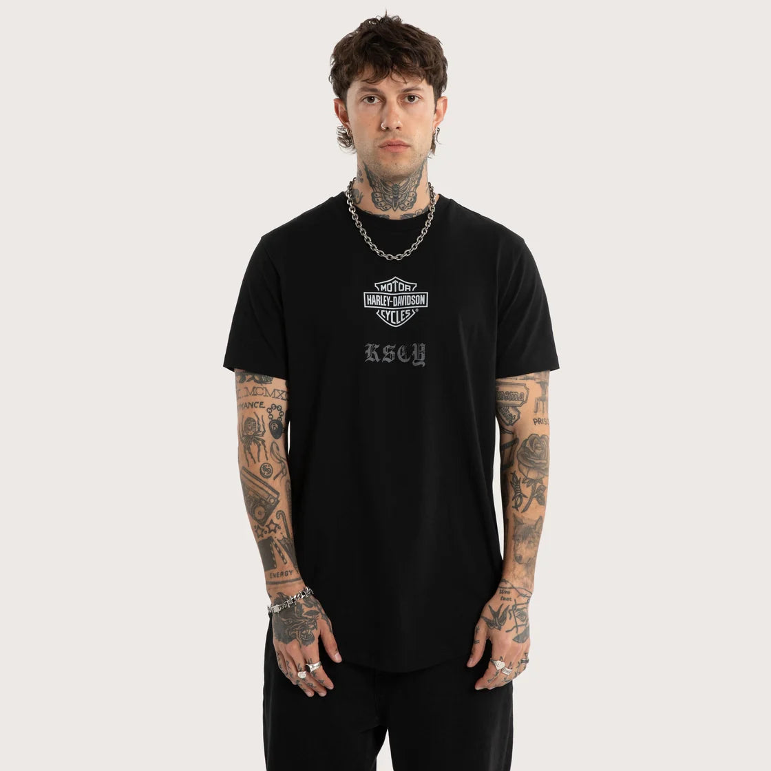 KSCY x Harley-Davidson Carve Dual Curved Tee