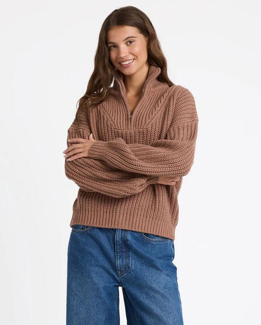 Rip Curl So Cozy Half Zip Knit