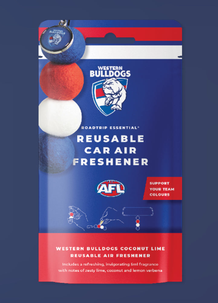 Smelly Balls AFL Bulldogs Air Freshener