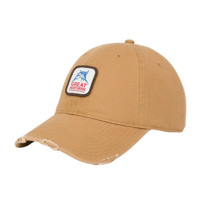 American Needle Great Northern Front Patch Destressed Ball Park Cap