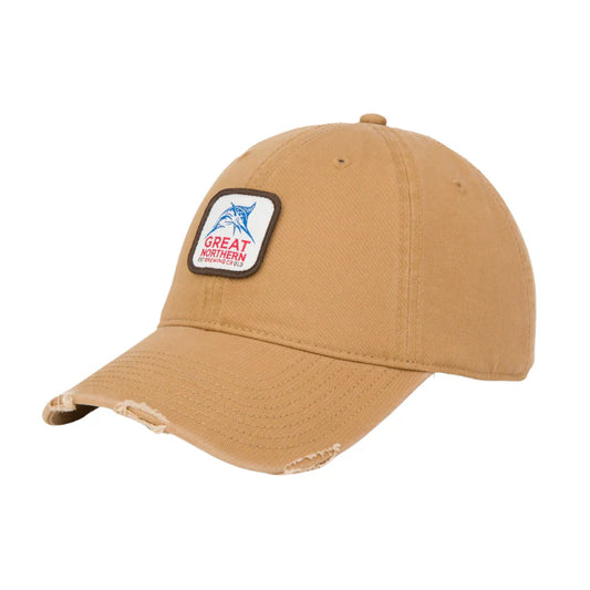 American Needle Great Northern Front Patch Destressed Ball Park Cap