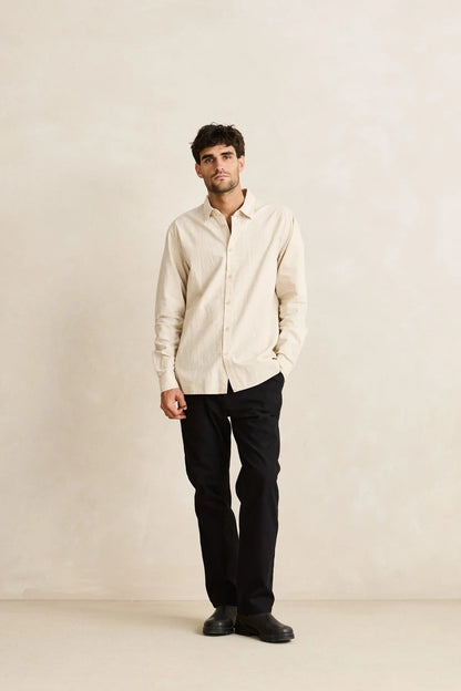 Rhythm Classic Linen LS Shirt