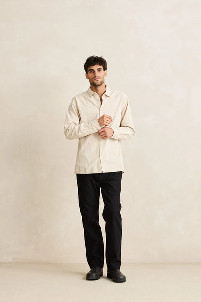 Rhythm Classic Linen LS Shirt