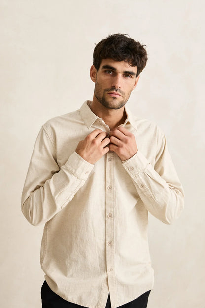 Rhythm Classic Linen LS Shirt
