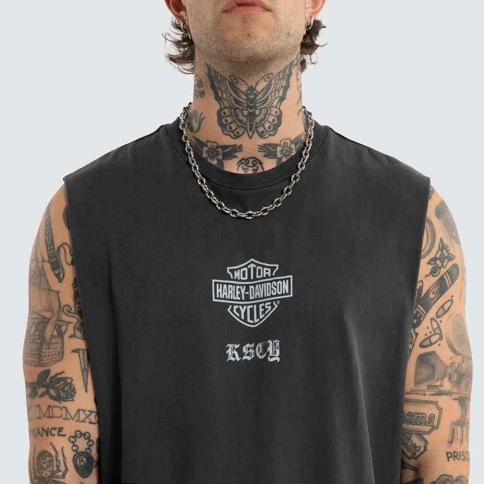KSCY x Harley-Davidson Idle Relaxed Muscle Tee