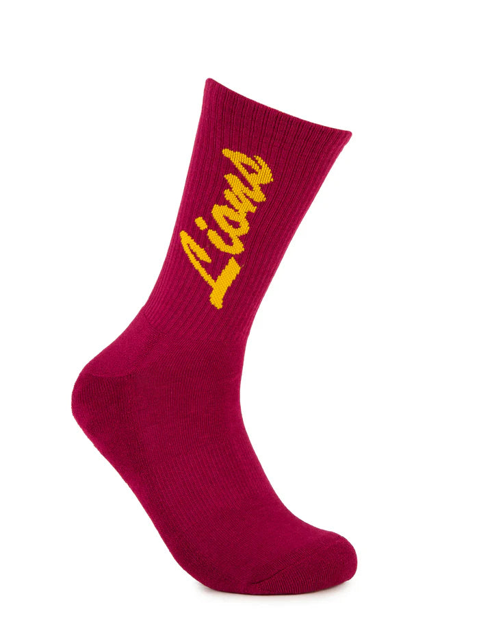 Foot-ies Brisbane Lions Sneaker Socks 2pk