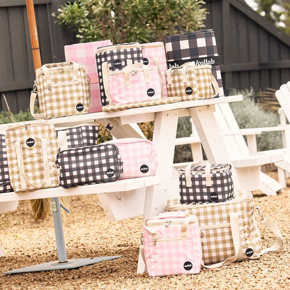 Kollab Lunch Bag Black Check