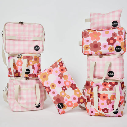 Kollab Lunch Bag Candy Pink Check