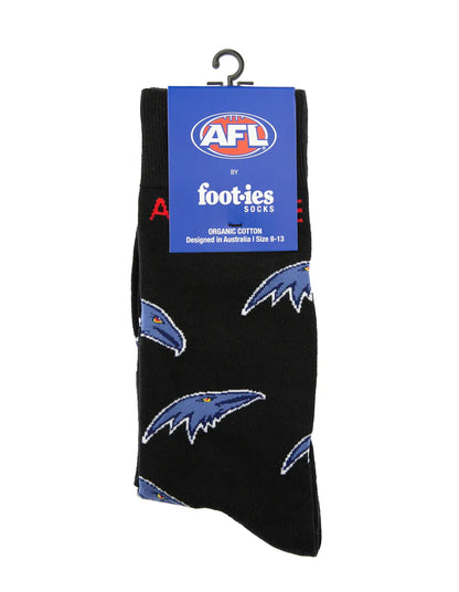 Foot-ies Adelaide Crows Mascot Organic Cotton Socks
