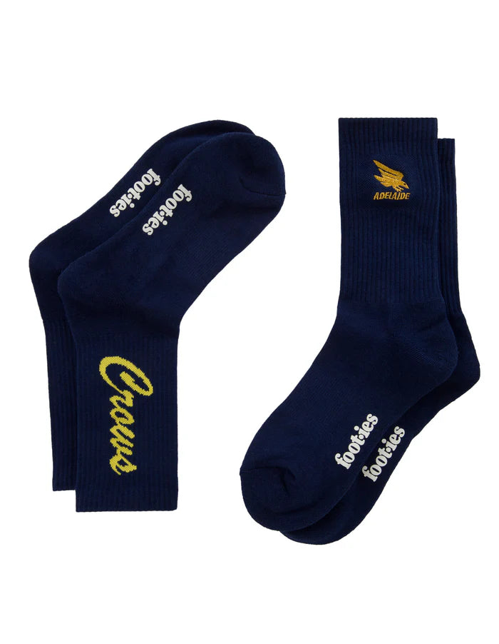 Foot-ies Adelaide Crows Sneaker Socks 2pk