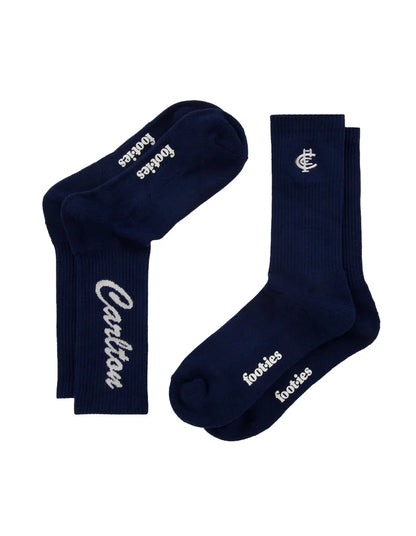 Foot-ies Carlton Sneaker Socks 2pk