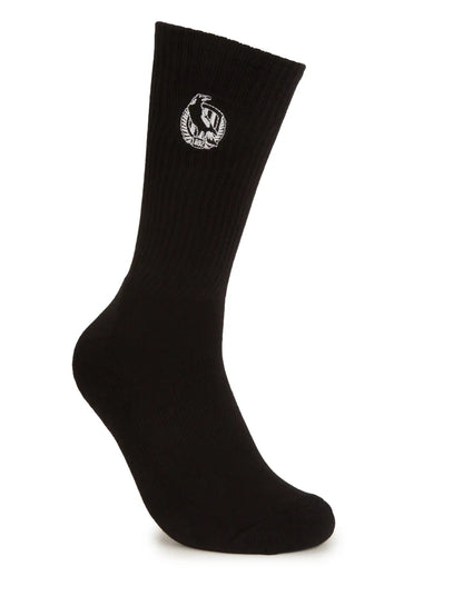 Foot-ies Collingwood Magpies Sneaker Socks 2k