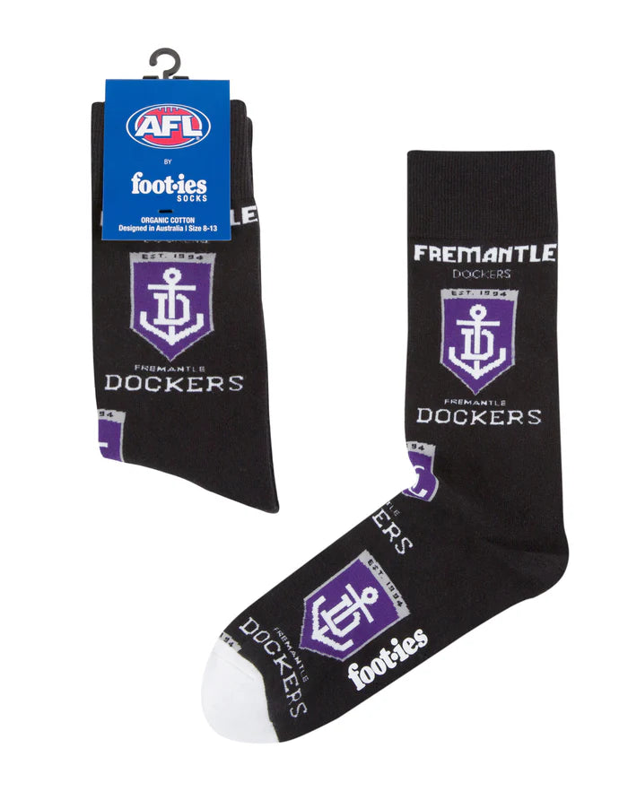 Foot-ies Fremantle Mascot Organic Cotton Socks