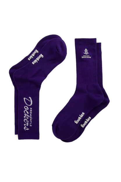 Foot-ies Fremantle Dockers Sneaker Sock 2pk