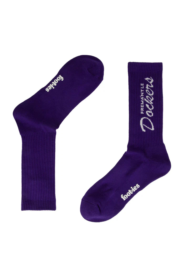 Foot-ies Fremantle Dockers Sneaker Sock 2pk