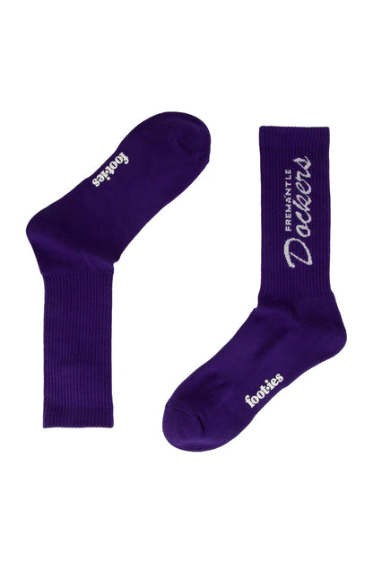 Foot-ies Fremantle Dockers Sneaker Sock 2pk