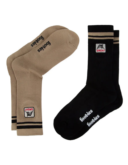Foot-ies Great Northern Outdoor Sneaker 2pk Socks