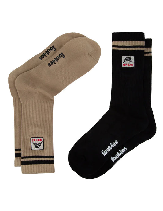 Foot-ies Great Northern Outdoor Sneaker 2pk Socks