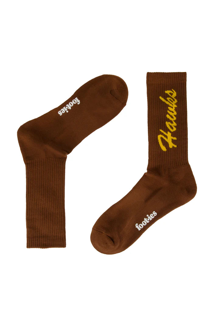 Foot-ies Hawthorn Hawks Sneaker Socks 2pk