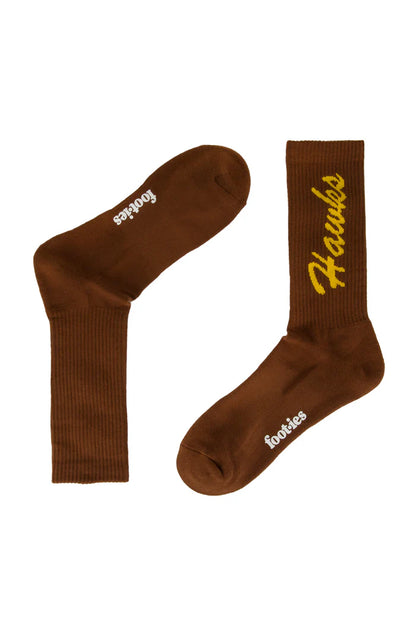 Foot-ies Hawthorn Hawks Sneaker Socks 2pk