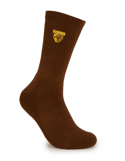 Foot-ies Hawthorn Hawks Sneaker Socks 2pk