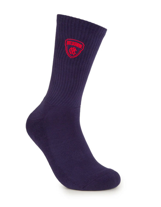 Foot-ies Melbourne Demons Sneaker Socks 2pk