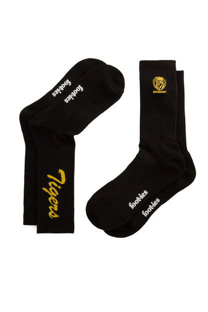 Foot-ies Richmond Tigers Sneaker Sock 2pk