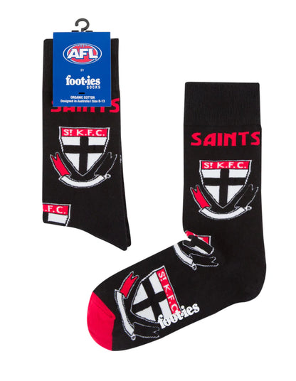 Foot-ie St Kilda Saints Mascot Organic Cotton Sock