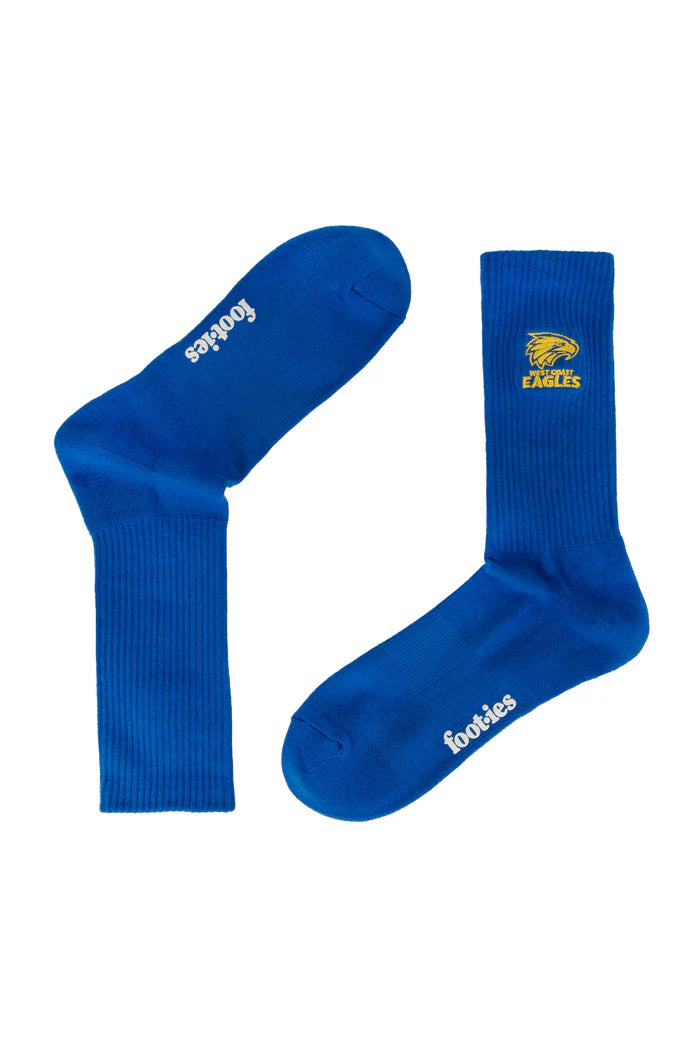 Foot-ies West Coast Eagles Sneaker Sock