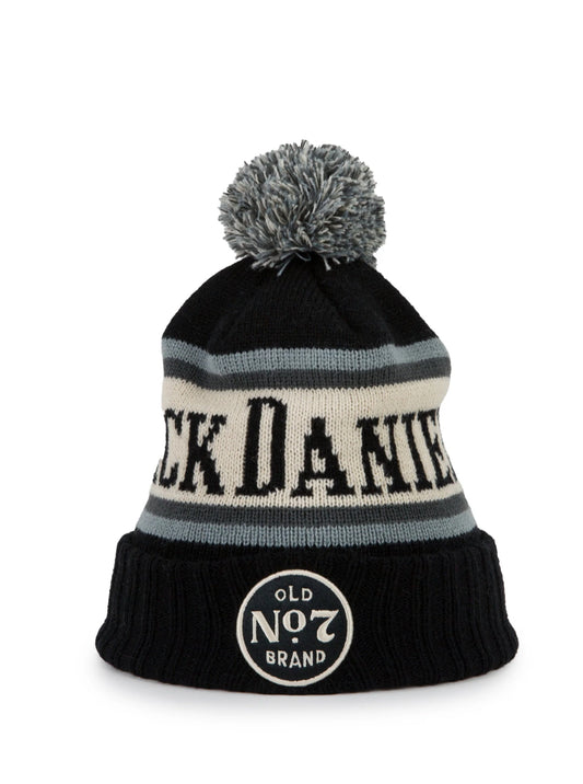 Jack Daniels Pillow Line Knit Beanie