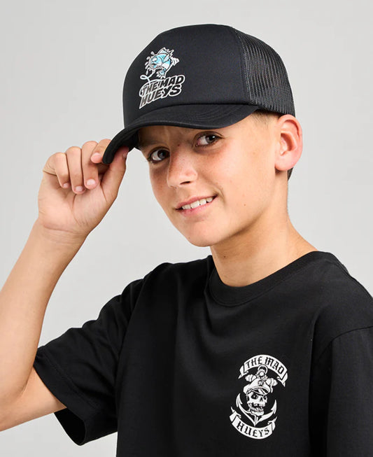 The Mad hueys Great Bite Shark Foam Trucker Cap Boys