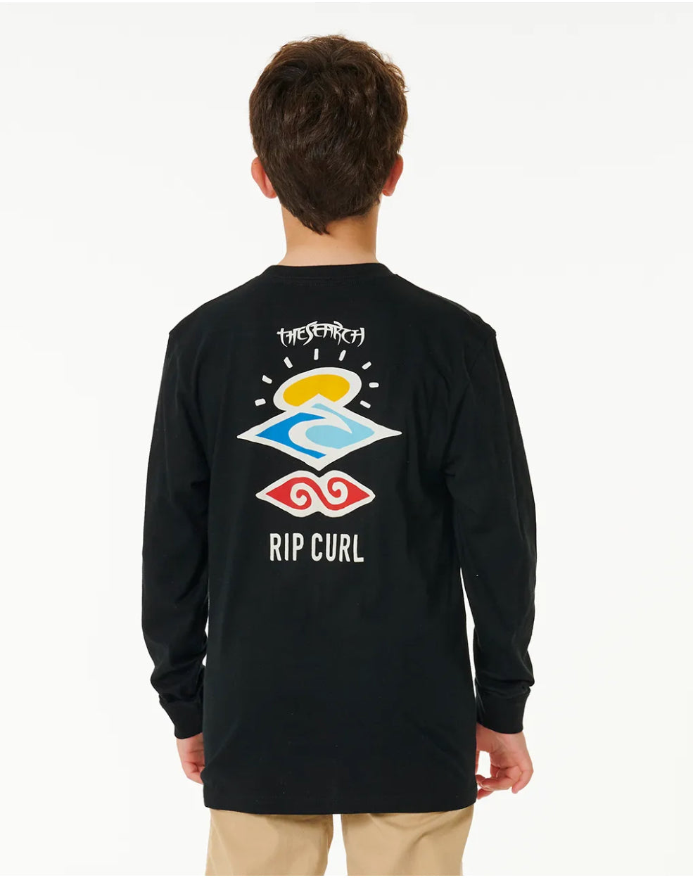 Rip Curl Search Icon LS Boys Tee