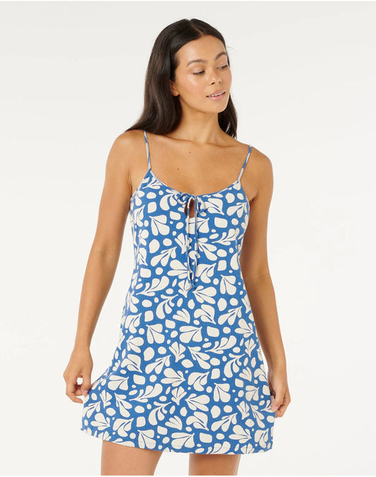 Rip Curl Surf Dreams Printed Rib Mini Dress